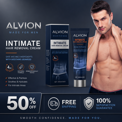 ALVION Mens Hair Removal Cream